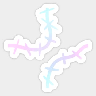 Cute Pastel Yami Kawaii Stitches Sticker